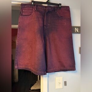 BDG Men's Deep Purple Jean Shorts